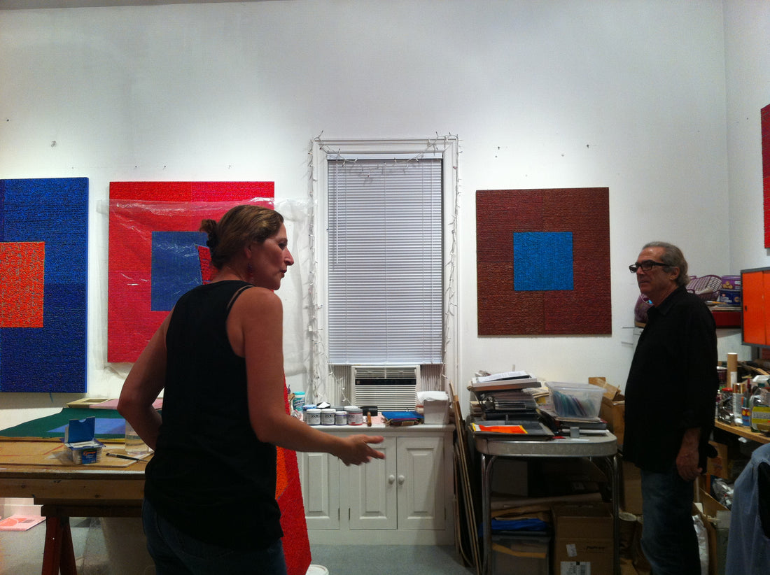 Artist studio visiting