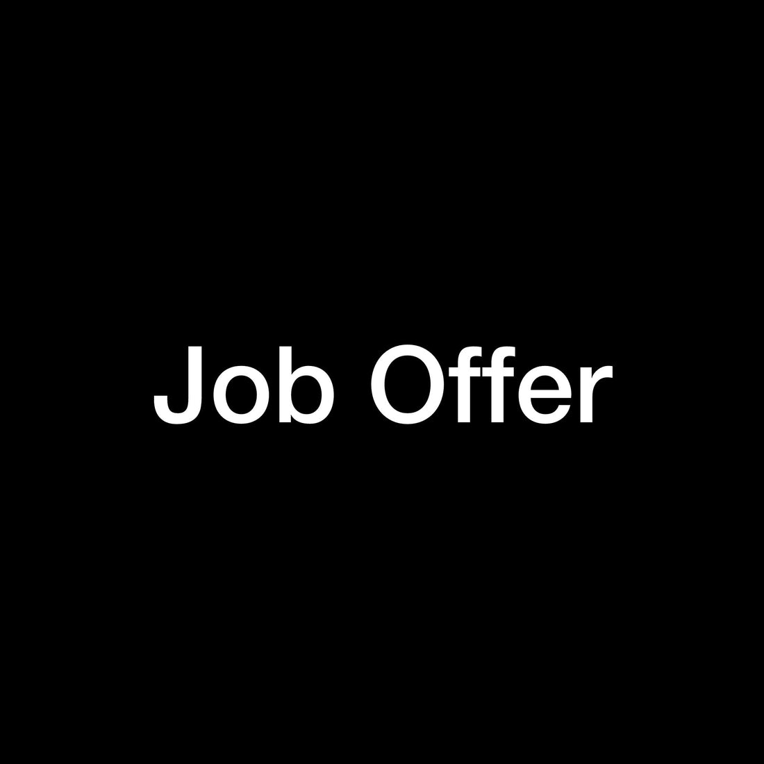 Job Offer in Venice, Italy