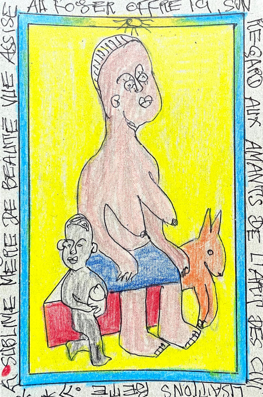 Frederic bruly Bouabre_ Round Trinket Tray Limited Edition