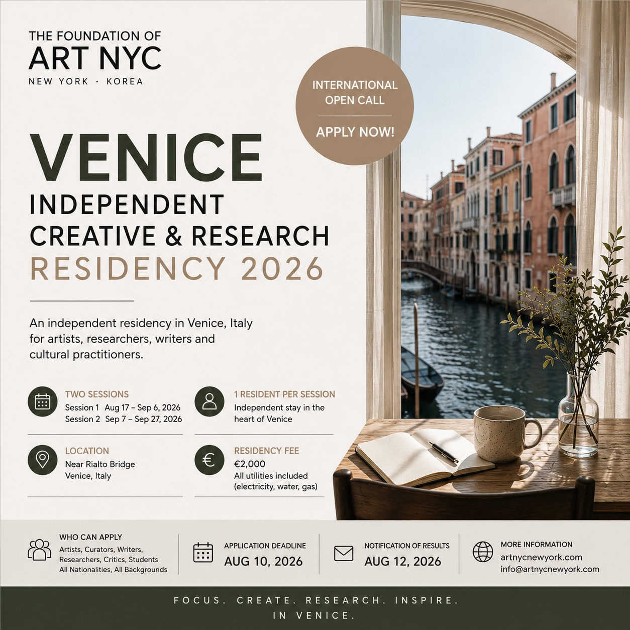 Venice Residency session1