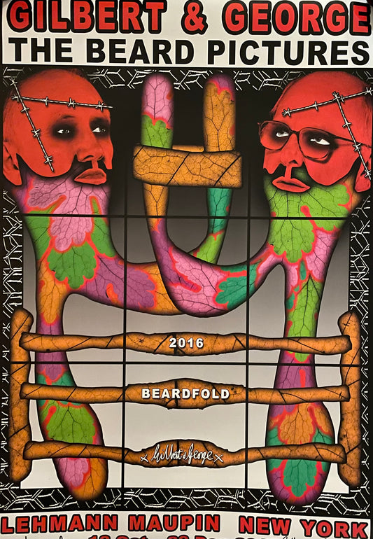Gilbert & George original signed poster